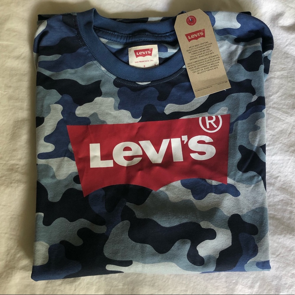 Boy’s long sleeve camo shirt